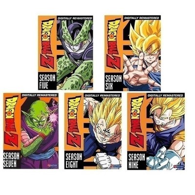 DRAGON BALL Z THE COMPLETE SERIES UNCUT SEASONS 1-9 DVD 54 DISC | eBay