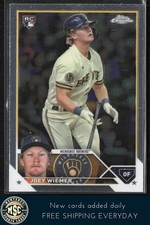 Joey Wiemer 2023 Topps Chrome Update #USC80 RC Milwaukee Brewers