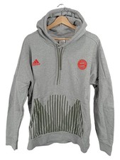 Adidas FC Bayern München Kapuzenpullover Hoodie Herren Gr. XL Grau