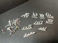 Vintage 15mm Napoleonic Soldiers  Infantry Strips Lot 50 Miniatures