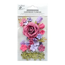 Little Birdie Rooney Paper Flowers 23/Pkg-Birds And Berries - 3 Pack