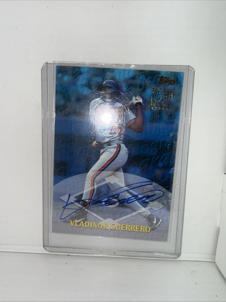 Edición autografiada Topps 1999 certificado Vladmir Guerrero Foto 2 de 3