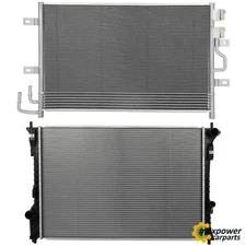 Aluminum Radiator & AC Condenser Cooling Kit For 2010-12 Ford Flex Lincoln MKT