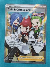 Chili & Cilan & Cress Full Art Trainer SWSH: Fusion Strike 258/264 NM