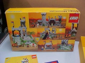 LEGOLAND 6081 KINGS MOUNTAIN FORTRESS COMPLETE WITH BOX VERY NICE 1990