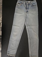 Vintage 80's 90's CALVIN KLEIN High Rise Tapered 5 Pocket Sandblast Jeans Size 8