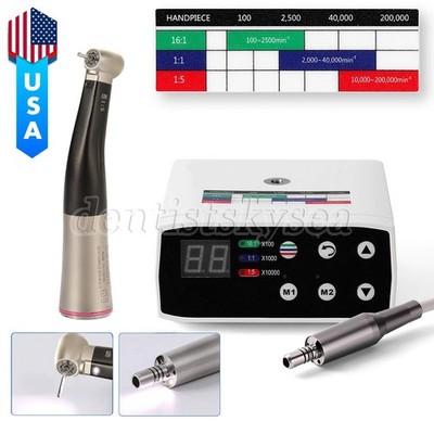 Brushless LED Electric Micro Motor /1:5 LED Contra Angle Standard Head Dental