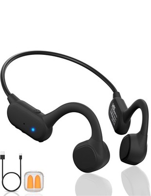 Wireless Bone Conduction Headphones Bluetooth 5.4 Mic 12H Battery for Sports