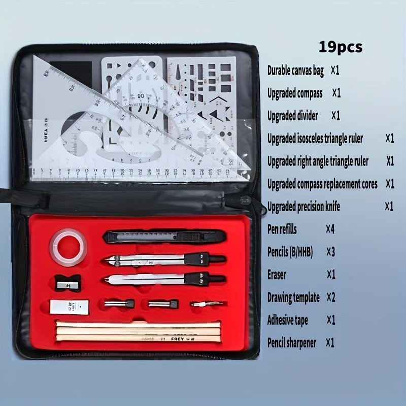 High Quality Professional Drawing Set Suitable fit Architects Engineers Students - Image 3 of 4