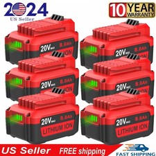 For Craftsman 8.0Ah 20 Volt 20V Max V20 Li-Ion Battery CMCB206 CMCB204 CMCB202