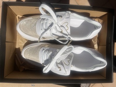 Marco Tozzi Schuhe Sneaker Gr. 37 Turnschuhe Gold Weiss Neu mit Karton