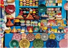 1000 Piece Jigsaw Puzzle for Adults Moroccan Pottery Challenging Jigsaw Puzzle