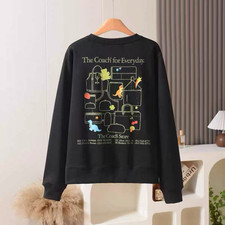 NWT COACH Men's Women  s Unisex Black signature hoodie sweatshirt Cotton