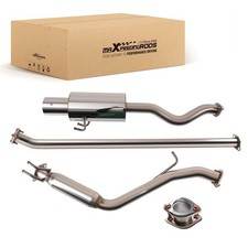 4 Muffler Tip Catback Exhaust System For Honda Civic 1.8l I4 2006-2011