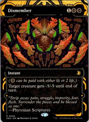 Dismember 28 Secrets of Strixhaven: Mystical Archive Magic: The Gathering NM
