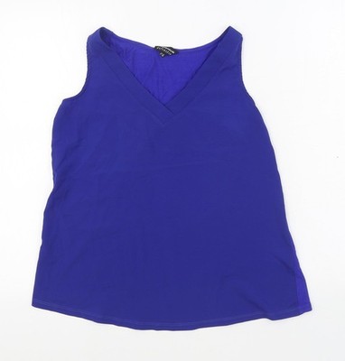 Basic-Tanktop Damen UK Größe 12 Warehouse Blau