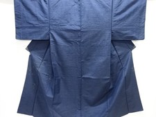 7736748: JAPANESE KIMONO / ANTIQUE MENS KIMONO / SILK / TSUMUGI
