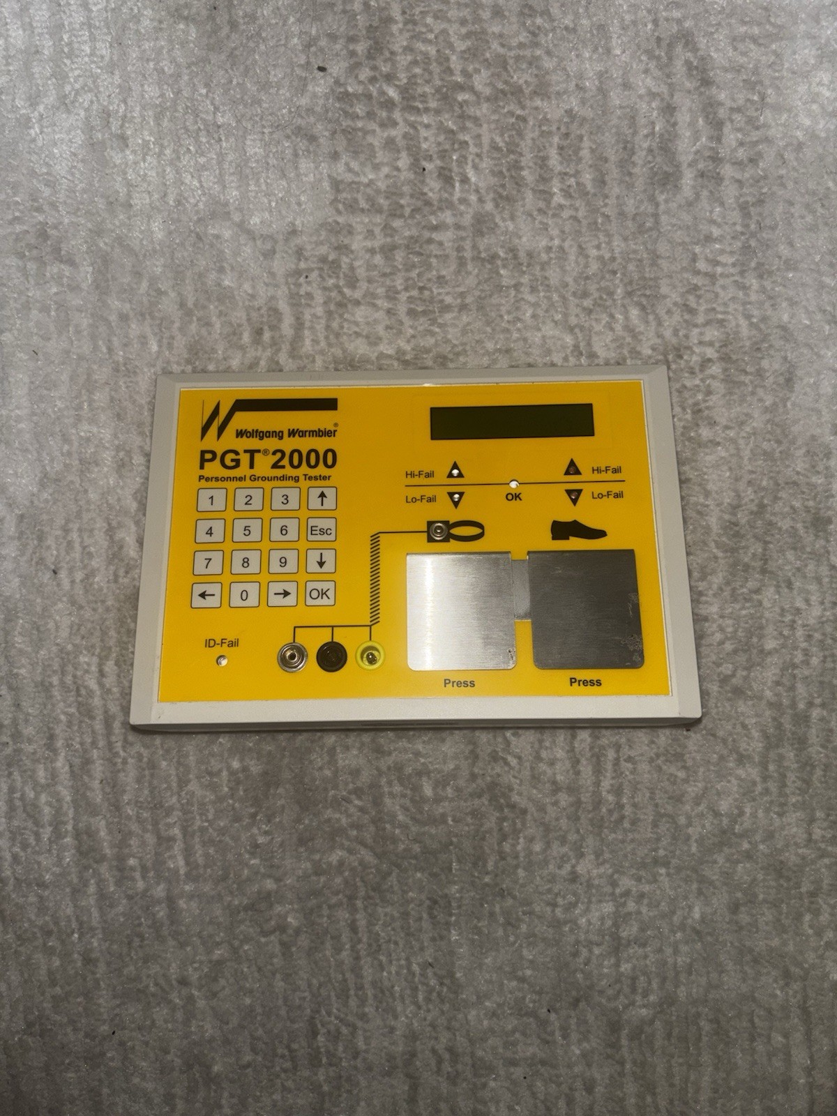 Wolfgang Warmbier Personal Grounding Tester | PGT 2000 | UNTESTED | NO CORDS