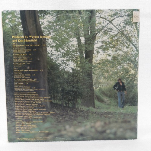 1976 Waylon Jennings "Are You Ready For The Country" LP- RCA Records EX - Picture 2 of 12