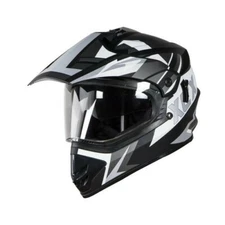 SB-42 XCX Glossy Black & White Full Face & Clear Visor L Size 600mm