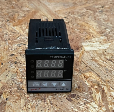 RKC - REX-C100FK07-V*AN - PID Temperature Controller, SSR Output, 100-240V AC
