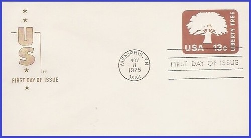 USA3 #U576 U/A HOUSE OF FARNAM FDC Liberty Tree - 第 1/1 張圖片