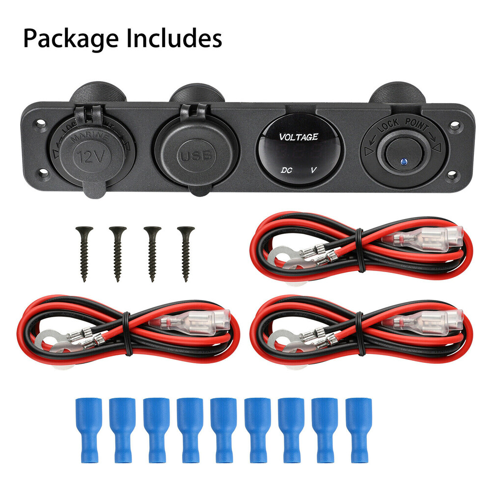 Image 9 - Dual USB Car Cigarette Lighter Socket Splitter Power Adapter Charger Outlet 12V