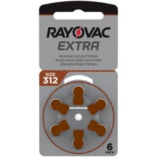 60 RAYOVAC EXTRA SIZE 312 HEARING AID BATTERIES, 60 Total. Exp 2029 US Seller