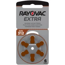 60 RAYOVAC EXTRA SIZE 312 HEARING AID BATTERIES, 60 Total. Exp 2029 US Seller