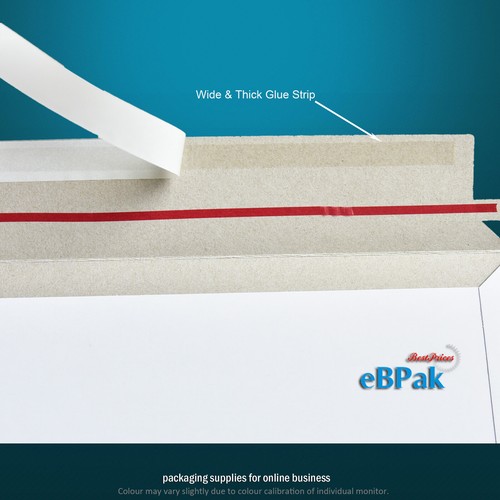 100x Card Mailer DLX 130mm x 240mm 300GSM Envelope Tough Bag Replacement - Picture 5 of 6
