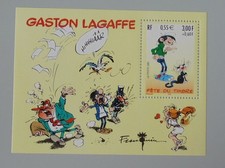 France 2001 bloc 34 neuf luxe ** BF 34 YT 3371 cote 2,50 euros Gaston lagaffe