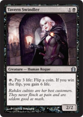 TAVERN SWINDLER X 4 N/M- RETURN TO RAVNICA MAGIC THE GATHERING