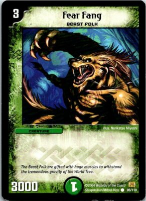 Duel Masters Card Fear Fang Beast Folk | eBay