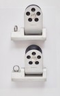 2x Schaefer Twin Sheet Lead 1- 1/4" Track Silver 32-98 Genoa Jib car Race 32mm