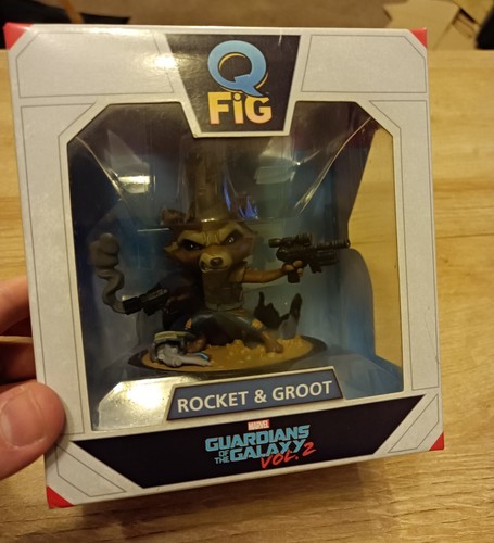 Q Fig Rocket Racoon and Groot The Guardians of the Galaxy BNIB - Picture 4 of 4