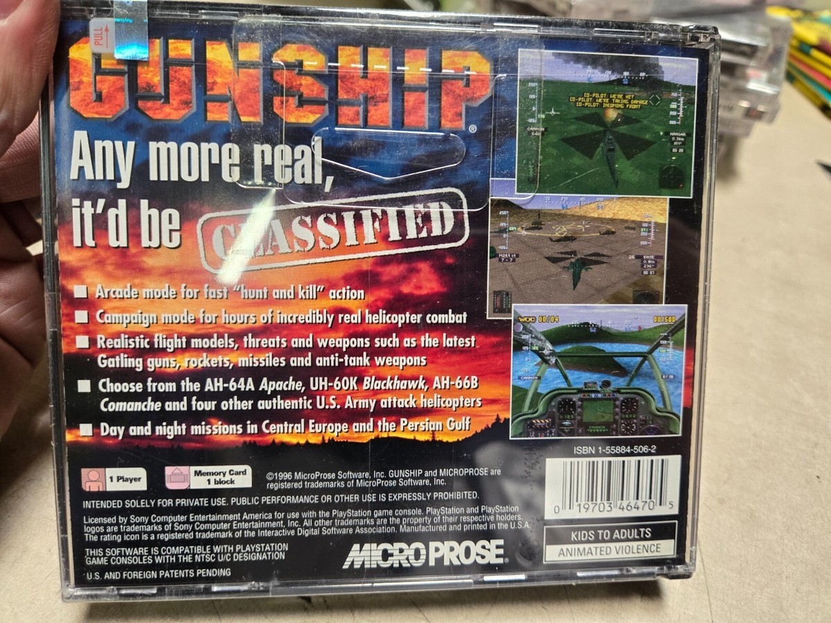 Buy Gunship (Sony PlayStation 1, 1996) online | eBay