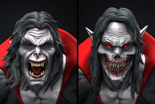 Morbius Raptor Model Kit 1/6 30cm Morbius 3D print Figure Model Kit Unpainted Unassembled Garage ...