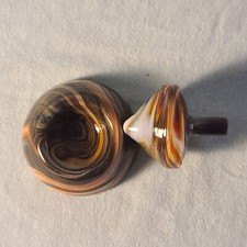 ANDY DAVIS, Glass Art Spinning Top Base, Marleys Run , 336G