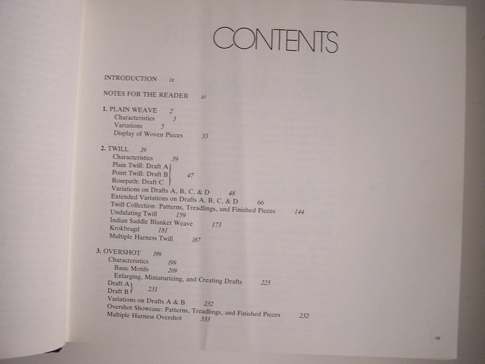 Handweaving Helene Bress THE WEAVING BOOK Patterns and Ideas Nearly 3000 variati - Image 2 of 4