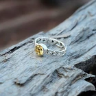 Citrine Topaz Gemstone 925 Sterling Silver Ring Beautiful Style Jewelry