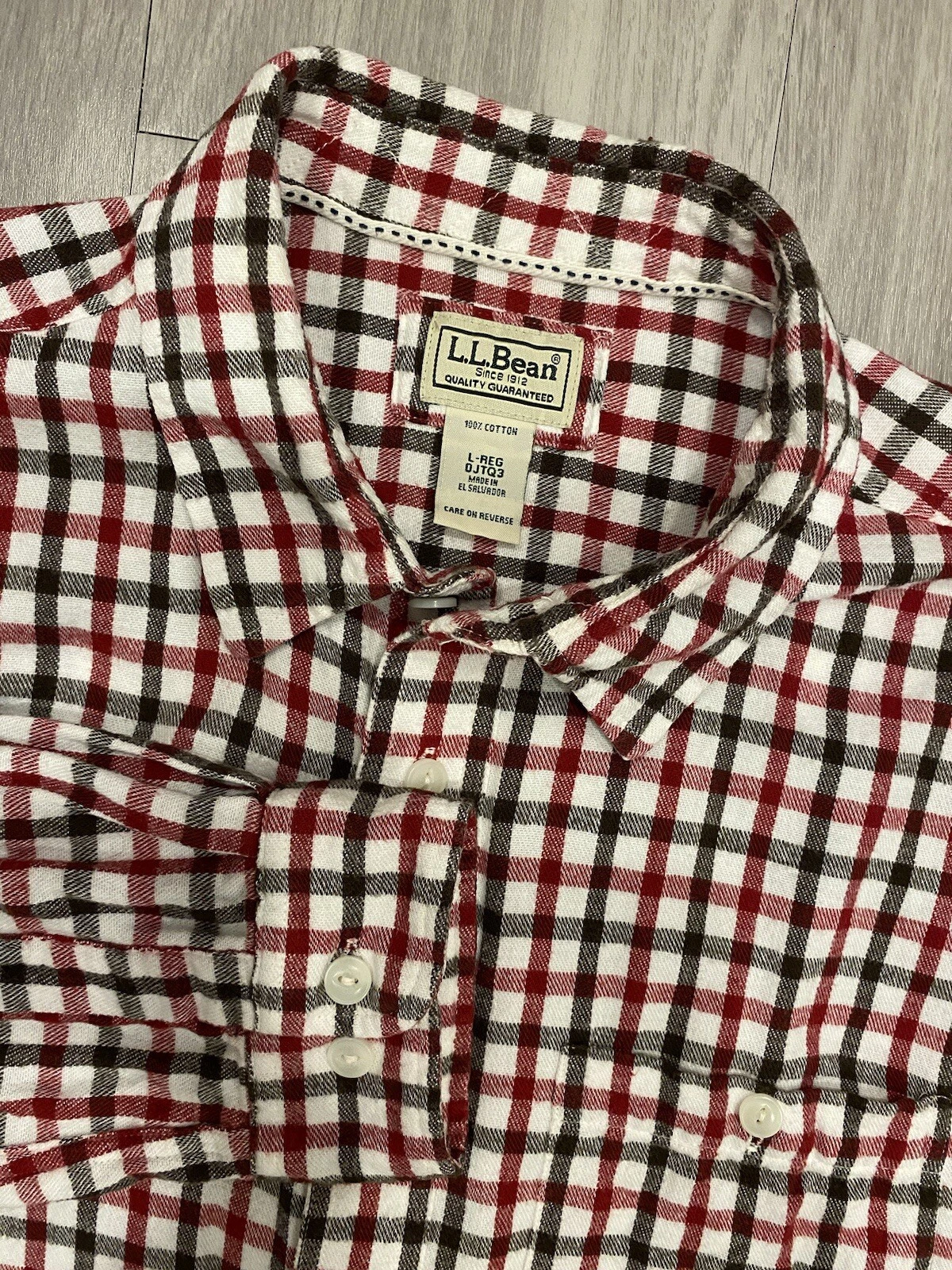 LL Bean Flannel Shirt Red Plaid Button Up Outdoor Long Sleeve Men's Large L Reg
Opens in a new windo