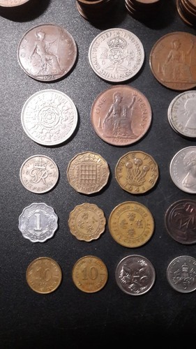 Lotto di 120 Monete - Regno Unito & Commonwealth - Foto 17 di 22