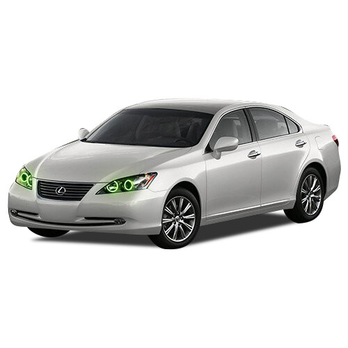 Kit de anillo de halo de faros LED ojo de ángel verde para faros Lexus ES350 2007-2009 - Imagen 2 de 2