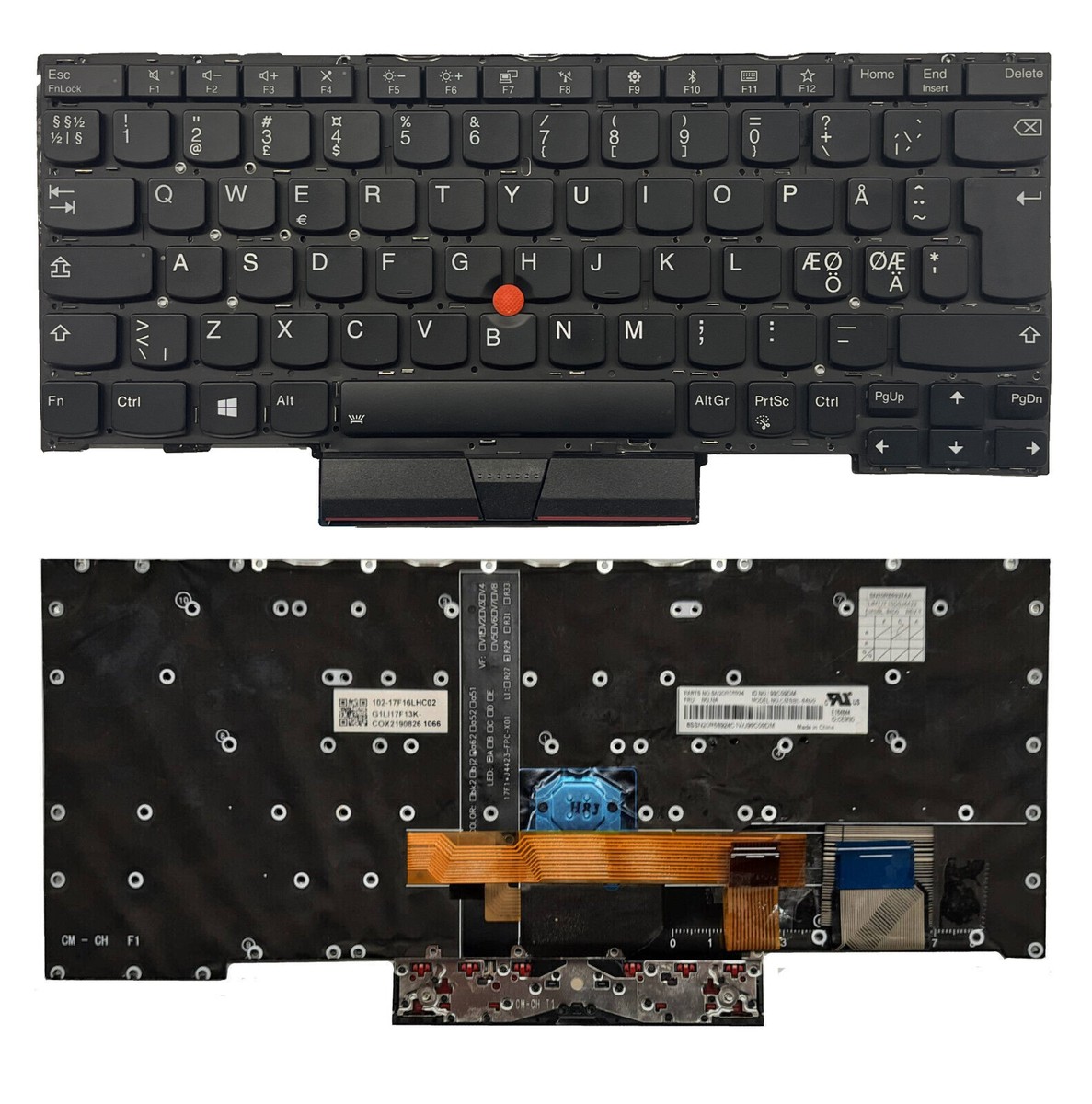Nordic Keyboard Lenovo IBM Thinkpad X390 Yoga (isn't for X390 X395