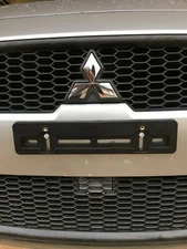 Front License Plate Tag Holder Mount Adapter Bumper Kit Bracket for MITSUBISHI