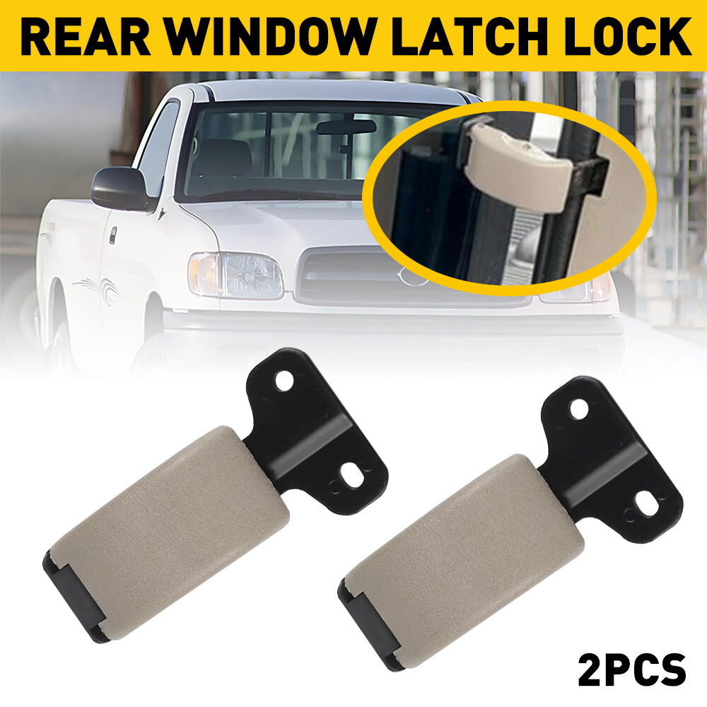 Beige Right Left Rear Window Latch Lock Interior Set For Toyota Tundra 2000-06 M