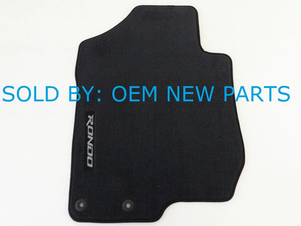 2009-2011 Kia Rondo Carpet Floor Mat Set 3 piece Set Black P8140-1D001WK Foto 3 de 4