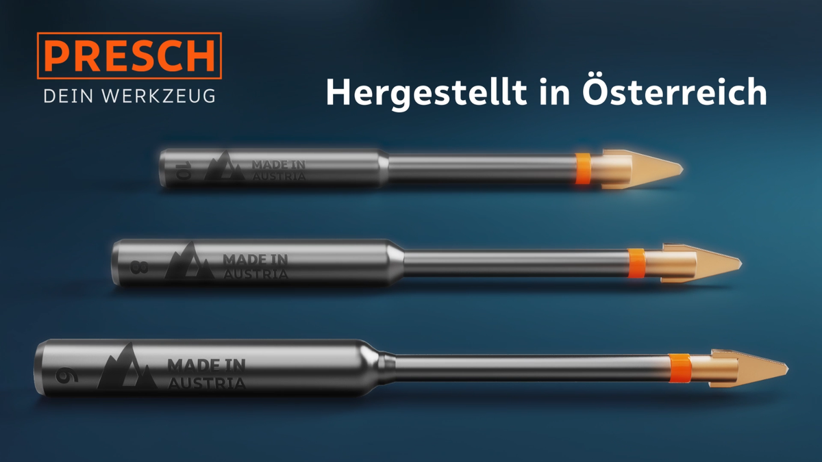Glasbohrer Fliesenbohrer Hartmetallbestückt Mit Rundschaft