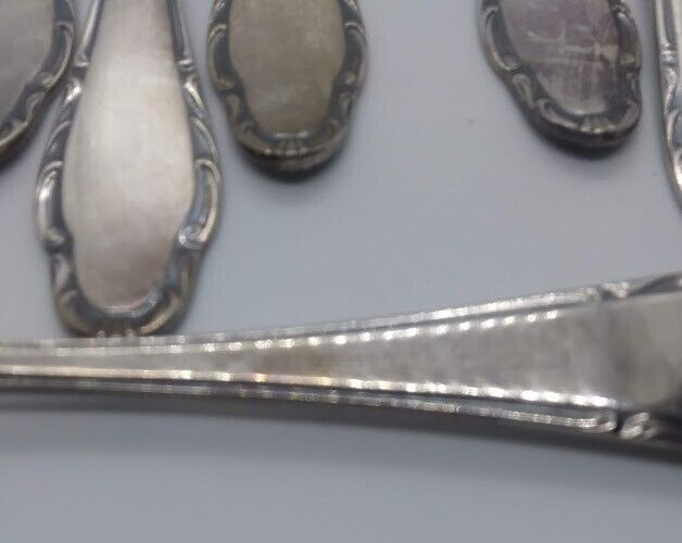 Wellner Germany Patent 90 Silverplate WLN4 Mozart Set of 10 SALAD