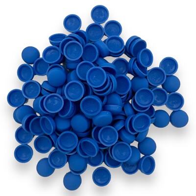 Dom Schraub Abdeckkappen Space Blau, zweiteilig matt 6/8g Snap-Caps  Unicaps